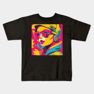 Pop Art Palette - Exploring Colors that Defined an Era Kids T-Shirt